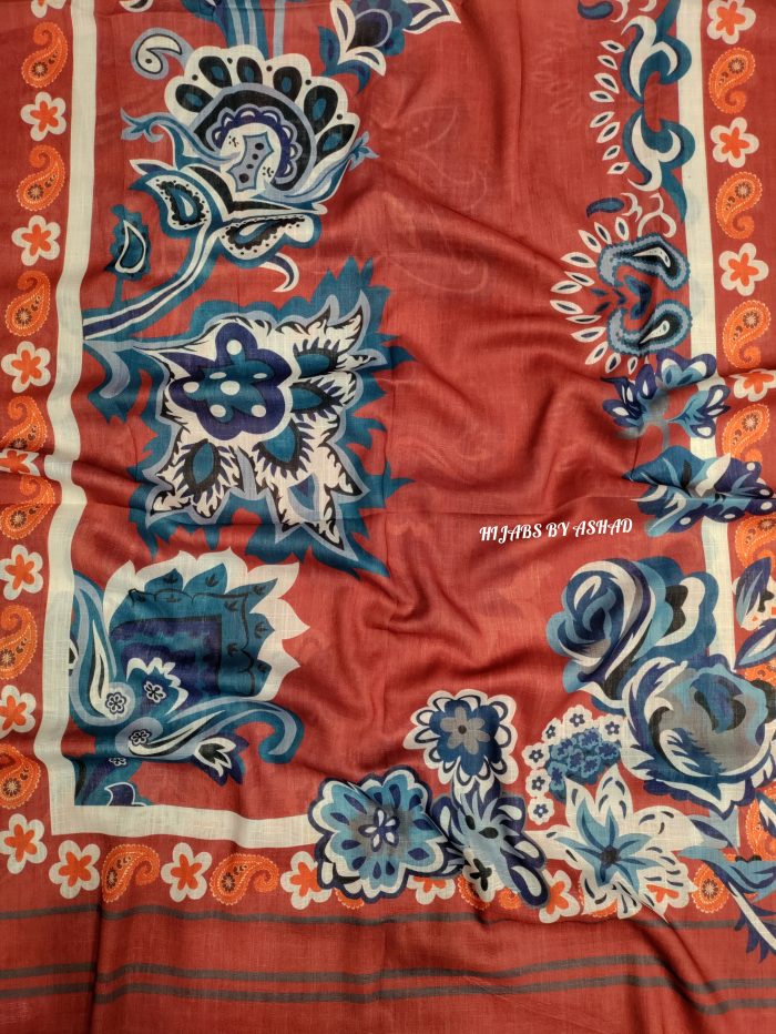 Turkish Lawn Hijab – Digital Print, Reddit