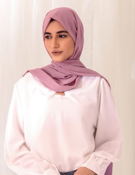 GEORGGART CHIFFON PURPLE PINK