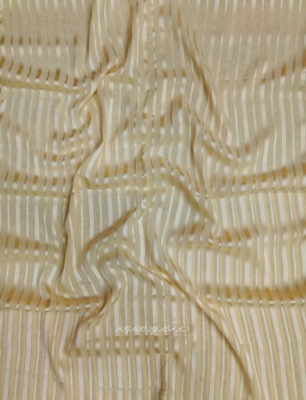 Textured Stripe Hijab – Deep Gold