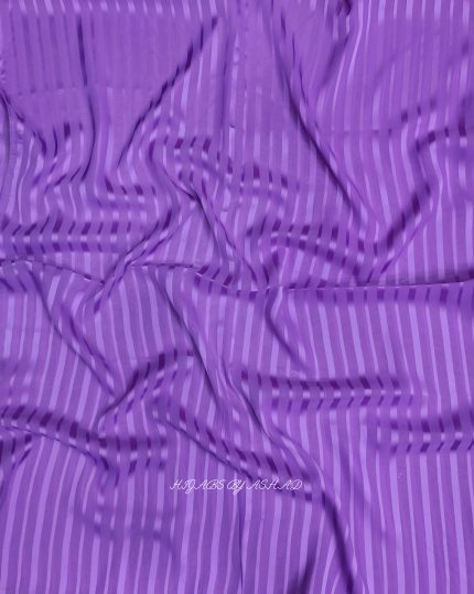 Textured Stripe Hijab – Baby Purple