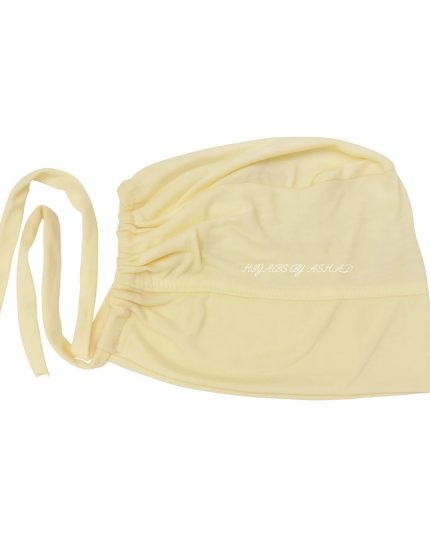 TURBAN TIE HIJAB CAP - IN 0FF WHITE
