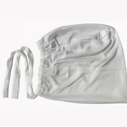 TURBAN TIE HIJAB CAP - IN MILKY WHITE