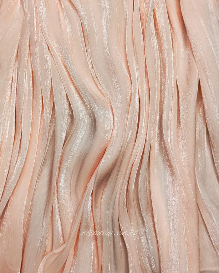 MOONDUST ORGANZA SILK IN - LIGTH PEACH