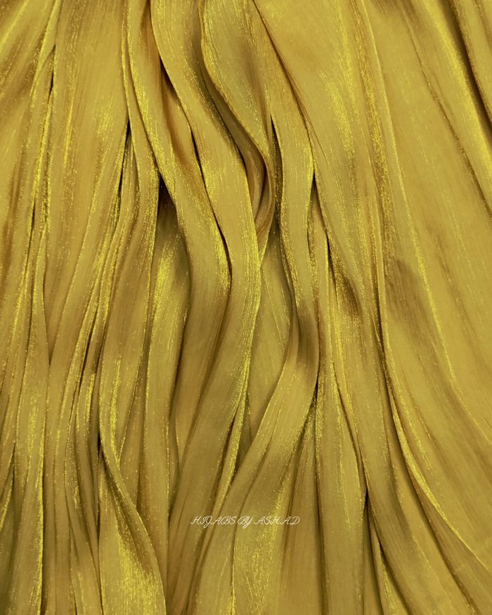 MOONDUST ORGANZA SILK IN - MUSTARD GOLD