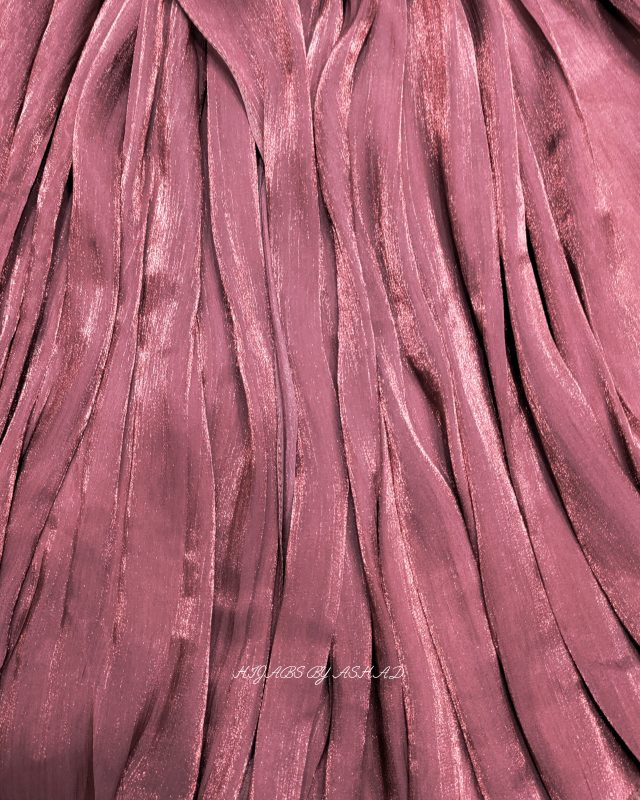 MOONDUST ORGANZA SILK IN - ANTIQUE ROSE