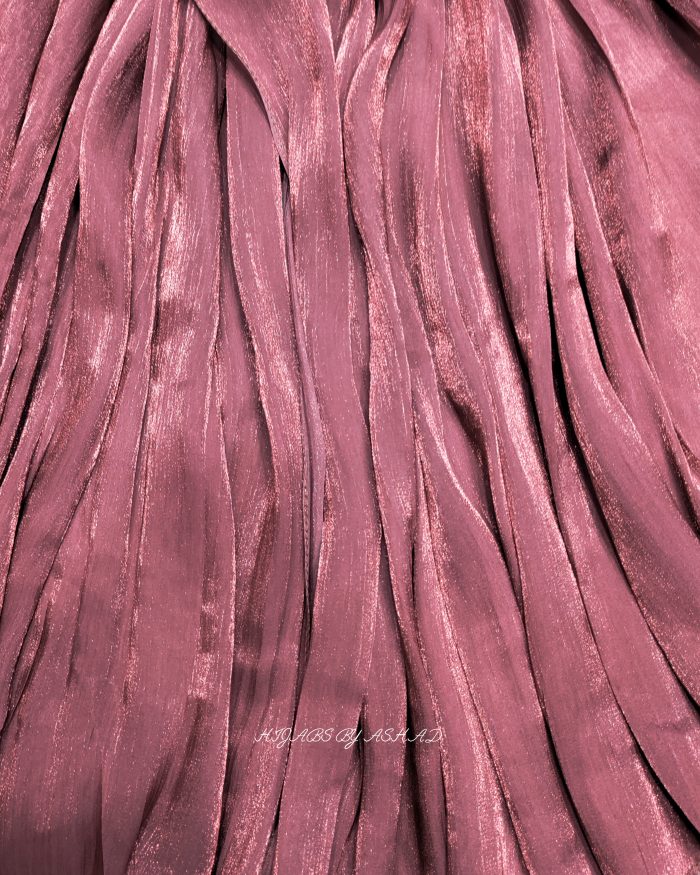 MOONDUST ORGANZA SILK IN - ANTIQUE ROSE