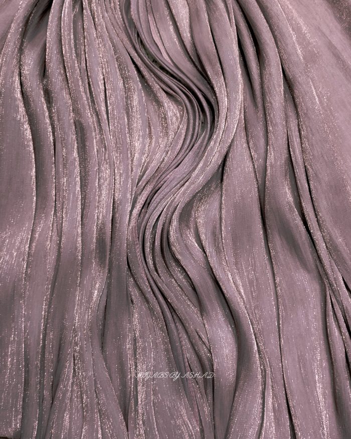 MOONDUST ORGANZA SILK IN - ASH ROSE