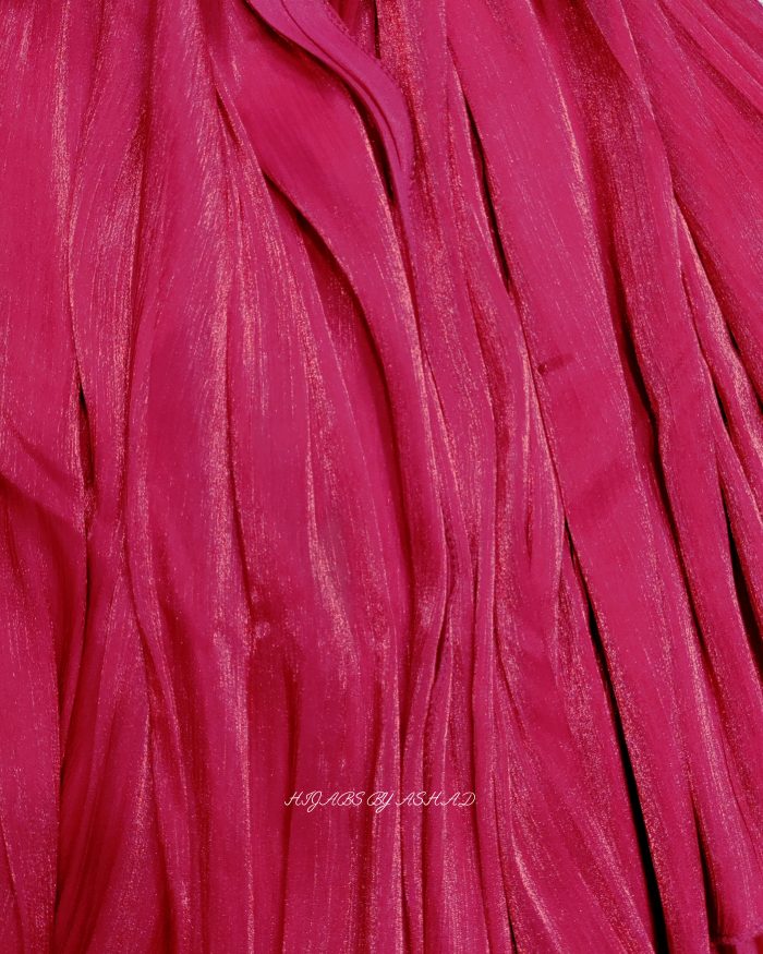 MOONDUST ORGANZA SILK IN - BULLET RED