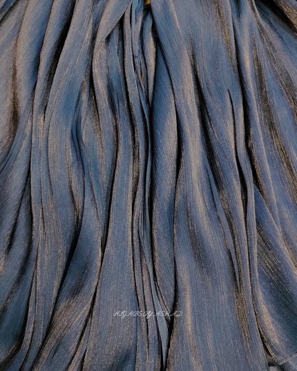 MOONDUST ORGANZA SILK IN - NAVY BLUE