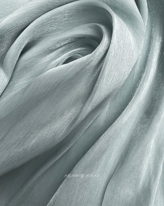 MOONDUST ORGANZA SILK IN - CLOUD BLUE