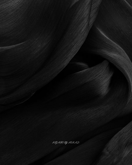 MOONDUST ORGANZA SILK IN - BLACK