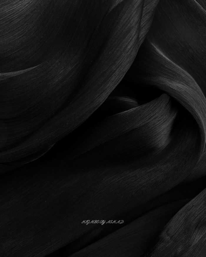 MOONDUST ORGANZA SILK IN - BLACK