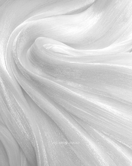 MOONDUST ORGANZA SILK IN - PEARL WHITE