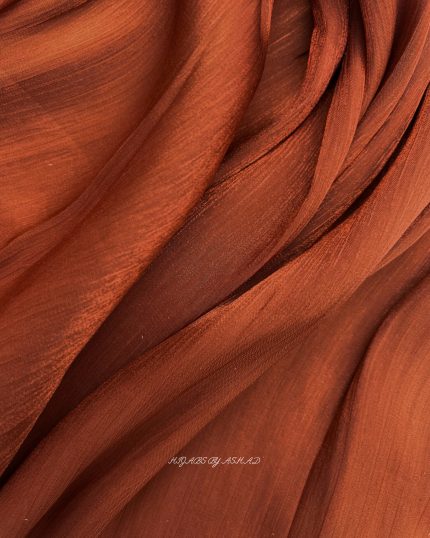 MOONDUST ORGANZA SILK IN - RUST