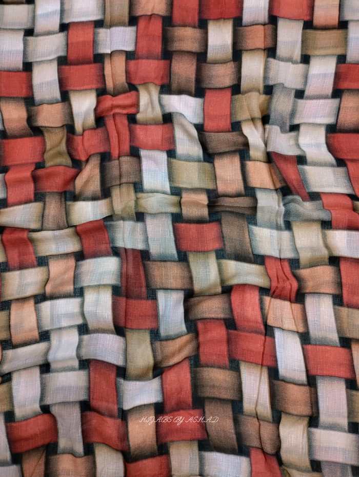 Beautiful Printed Lawn Hijab – Soft, Lightweight & Breathable