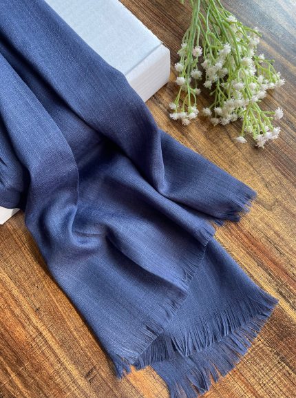 TURKISH SULBE LAWN - NAVY BLUE