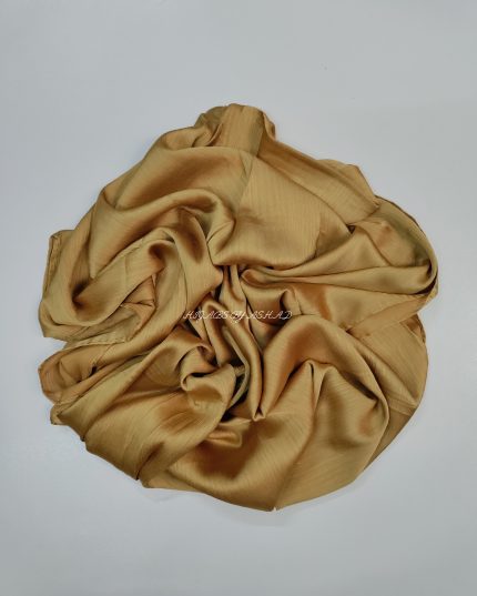 Crinkle Korean Silk Hijab In – Caramel