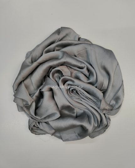 Crinkle Korean Silk Hijab In – Ash Greey