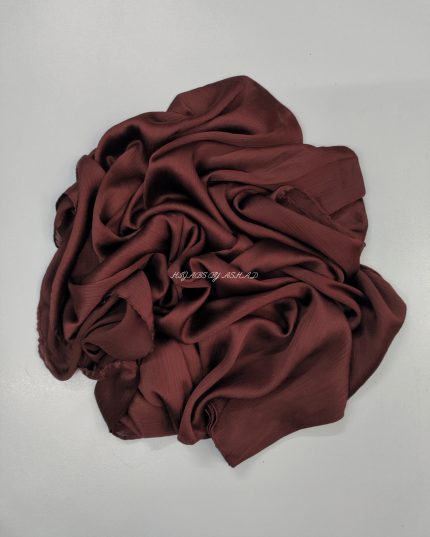 Crinkle Korean Silk Hijab In – Copper