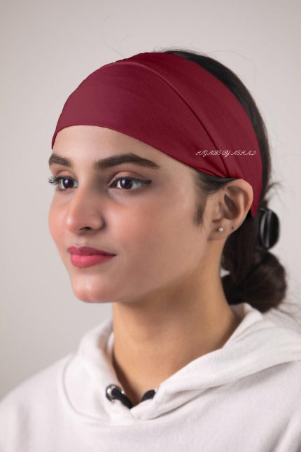 Hiba Band Underscarf Cap In – Maroon