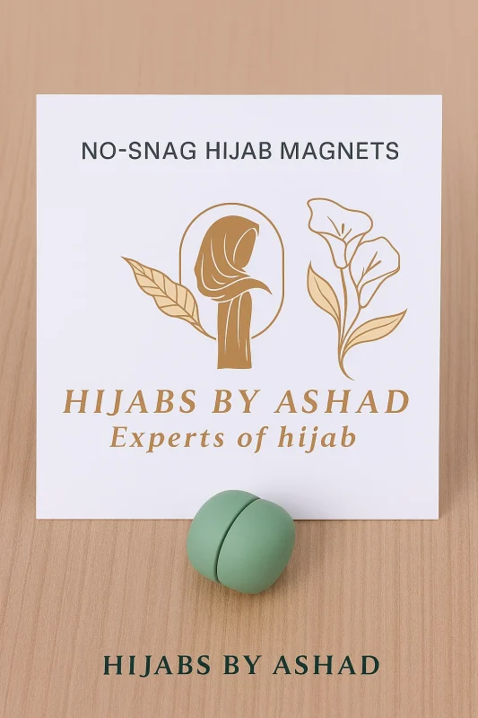 No-Snag Hijab Magnets In – Pista Green
