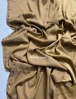 Luxury Satin Hijab with Crystal Embellished Border