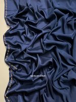 Luxury Satin Hijab with Crystal Embellished Border
