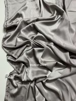 Luxury Satin Hijab with Crystal Embellished Border